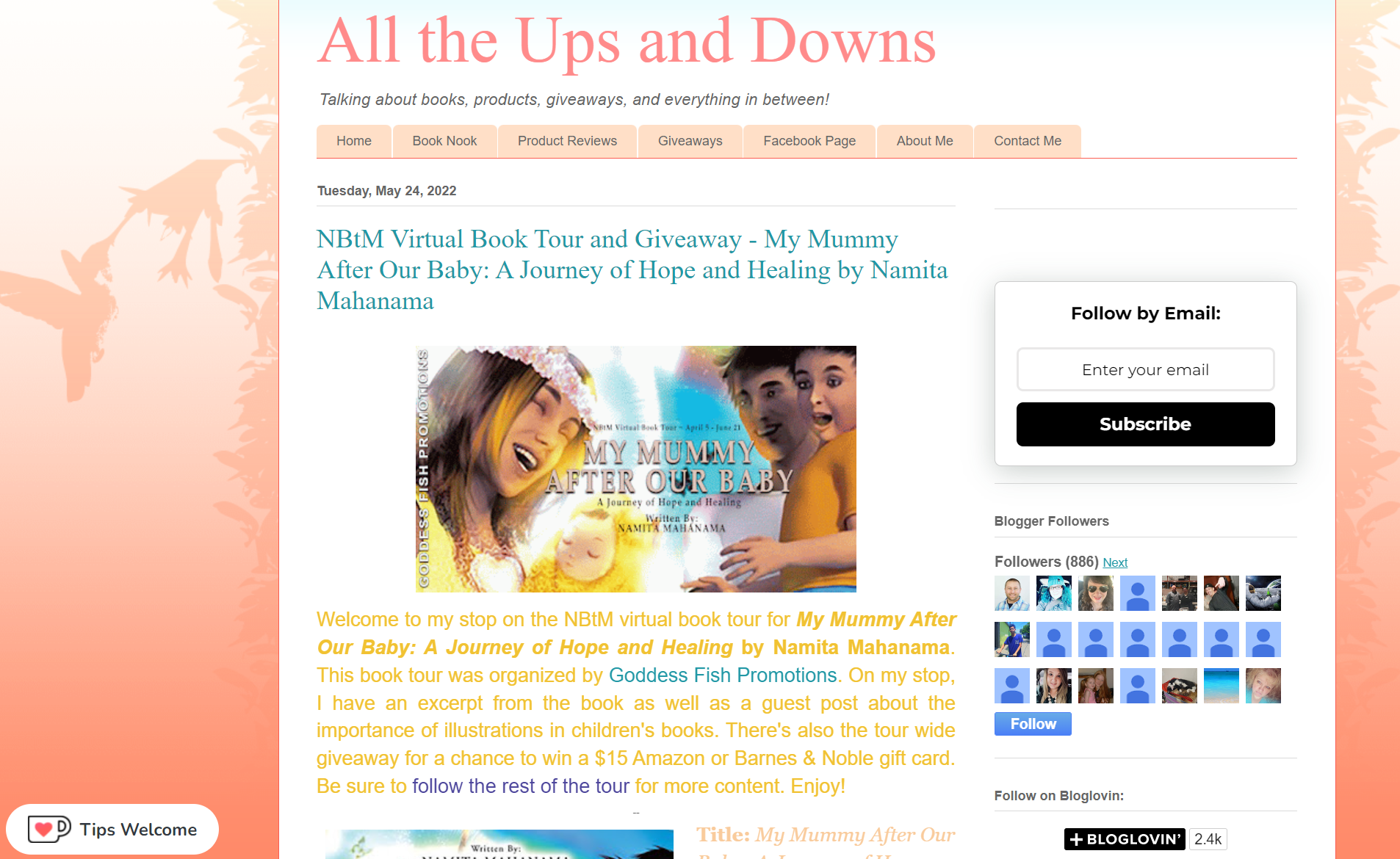 FEATURED IN ALL THE UPS AND DOWNS BLOG